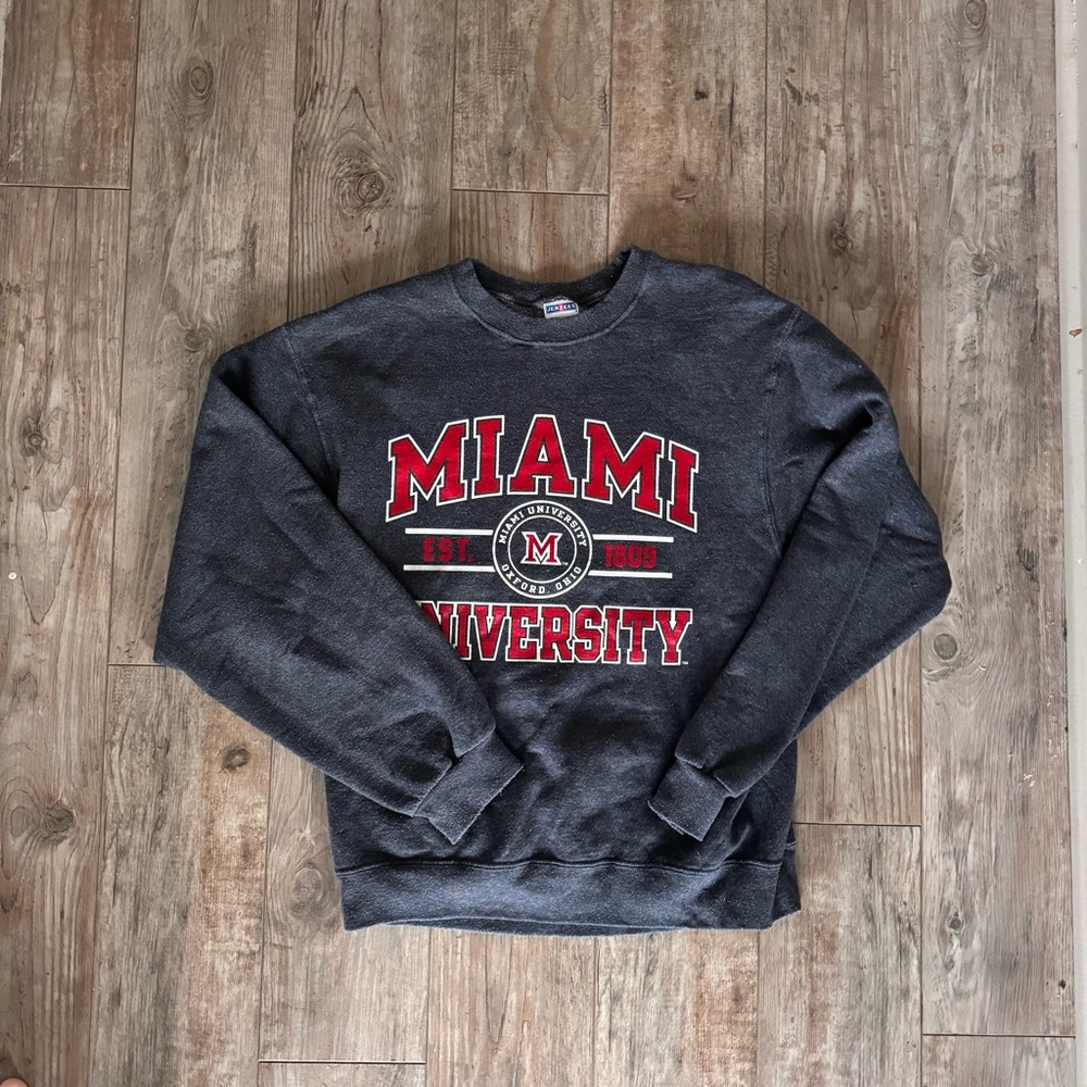 Miami University Gray Sweater